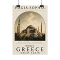 Hagia Sophia Vintage Poster - "Make Greece Great Again" Poster